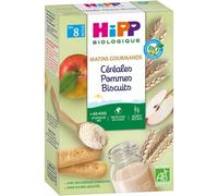 HiPP Biologique Matins Gourmands Céréales Pommes Biscuits Dès 8 Mois Boîte 250g