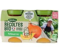 Parapharmacie en ligne > Bébé & Maman > Alimentation bébé > Repas pour bébé > Coffret repas pour bébé Blédina Les Récoltes Bio Potimarron dès 4/6 Mois Bio Pots x 2