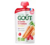 Good Goût Carottes Framboises bio Gourde bébé dès 4 mois 120gr