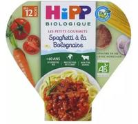 Parapharmacie en ligne > Bébé & Maman > Alimentation bébé > Repas pour bébé HiPP Les Petits Gourmets Spaghetti à la Bolognaise dès 12 Mois Bio 230 g