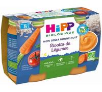 Hipp Risotto de légumes bio dès 8 mois – 2 x 190 g