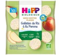 Hipp Mon Goûter Plaisir Galettes de riz à la pomme Bio dès 10 mois 30 g