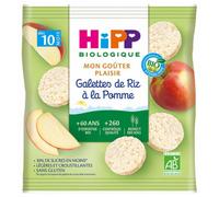 Parapharmacie en ligne > Bébé & Maman > Alimentation bébé > Repas pour bébé HiPP Mon Goûter Plaisir Galettes de Riz à la Pomme dès 10 Mois Bio 30 g