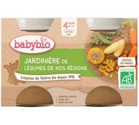 Parapharmacie en ligne > Bébé & Maman > Alimentation bébé > Repas pour bébé > Petits pots pour bébé Babybio Jardinière de Légumes 4 Mois et + Bio Pots 130 g x 2