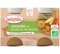 Parapharmacie en ligne > Bébé & Maman > Alimentation bébé > Repas pour bébé > Petits pots pour bébé Babybio Jardinière de Légumes 4 Mois et + Bio Pots 130 g x 2