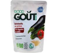Parapharmacie en ligne > Bébé & Maman > Alimentation bébé > Repas pour bébé > Petits pots pour bébé Good Goût Ratatouille au Quinoa dès 6 Mois Bio 190 g