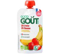 Parapharmacie en ligne > Bébé & Maman > Alimentation bébé > Repas pour bébé > Petits pots pour bébé Good Goût Fraise Banane dès 4 Mois Bio 120 g - Petits pots bébé - Pharmacie en ligne LaSante.net