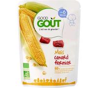 Parapharmacie en ligne > Bébé & Maman > Alimentation bébé > Repas pour bébé > Petits pots pour bébé Good Goût Maïs Canard Fermier dès 6 Mois Bio 190 g