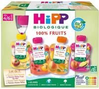 Parapharmacie en ligne > Bébé & Maman > Alimentation bébé > Repas pour bébé > Petits pots pour bébé HiPP 100% Fruits dès 4/6 Mois Bio Gourdes x 8