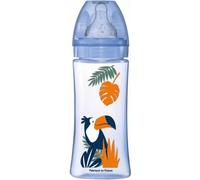 Dodie Biberon Anti-colique Tétine ronde 330 ml +6 mois 3 vitesses débit 3 Bleu
