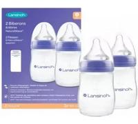 Lansinoh Biberon NaturalWave 160 ml Tétine anti-colique – Lot 2