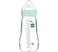 Biberon 1er Age verre 260ML Bleu Mam