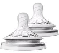 Philips AVENT Natural à Réponse Naturelle SCY961/02 Lot de 2 tétines débit 1 - Extra lent