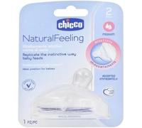 Parapharmacie en ligne > Bébé & Maman > Biberons et tétines > Tétines Chicco Natural Feeling Tétine Débit Moyen 2 Mois et +