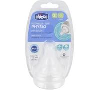 Parapharmacie en ligne > Bébé & Maman > Biberons et tétines > Tétines Chicco Physio Tétines Débit Lent 0 Mois et + x 2