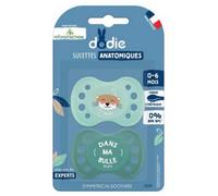 Parapharmacie en ligne > Bébé & Maman > Biberons et tétines > Tétines Dodie Sucettes Anatomiques 0-6 Mois x 2 - Tétines - Pharmacie en ligne LaSante.net