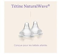 LANSINOH® Tétine NaturalWave® XS Tétine(S) 2 pc(s)