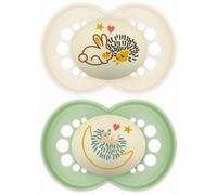 MAM Sucette Original Nuit – Silicone +6 mois – 2 pièces