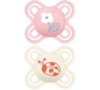 MAM - Lot de 2 sucettes en silicone + boîte de stérilisation coloris aléatoire Perfect Naissance - 0-2 mois