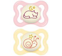 Parapharmacie en ligne > Bébé & Maman > Biberons et tétines > Tétines Mam Sucette Supreme Nuit 2-6 Mois Silicone x 2 - Tétines - Pharmacie en ligne LaSante.net