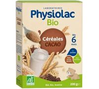 Parapharmacie en ligne > Bébé & Maman > Compléments alimentaires pour bébé Physiolac Céréales Cacao Bio 200 g