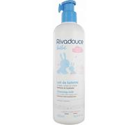 Rivadouce Lait de toilette bébé certifié bio – Flacon pompe 500 ml – Sans rinçage