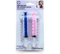 Parapharmacie en ligne > Bébé & Maman > Produits d'hygiène pour bébé > Soins pour le nez et les oreilles du bébé L2N Pharma Seringues Nasales Bébé Colorées 10 ml x 2