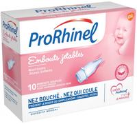 Parapharmacie en ligne > Bébé & Maman > Produits d'hygiène pour bébé > Soins pour le nez et les oreilles du bébé ProRhinel Embouts Souplesx 10