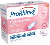 Parapharmacie en ligne > Bébé & Maman > Produits d'hygiène pour bébé > Soins pour le nez et les oreilles du bébé ProRhinel Embouts Souplesx 10