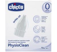 Parapharmacie en ligne > Bébé & Maman > Produits d'hygiène pour bébé > Soins pour le nez et les oreilles du bébé > Mouche bébé Chicco Physio Clean Recharges Souples pour Aspirateur Nasal 0 Mois et + R