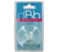 Parapharmacie en ligne > Bébé & Maman > Produits pour maman > Produits et accessoires pour l'allaitement > Produits pour les soins du mamelon dBb Remond 4 Bouts de Sein en Silicone - Soins du mamelon