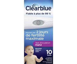 Parapharmacie en ligne > Bébé & Maman > Produits pour maman > Produits pour conception et grossesse Clearblue Test d'ovulation Digitalx 10
