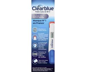 Parapharmacie en ligne > Bébé & Maman > Produits Pour Maman > Produits pour Conception et Grossesse Clearblue Test de Grossesse Digital Détection Précoce - Conception et grossesse - Pharmacie en ligne