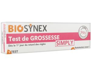 Parapharmacie en ligne > Bébé & Maman > Produits pour maman > Produits pour conception et grossesse > Tests de grossesse Biosynex Test de Grossesse Simply - Tests de grossesse - Pharmacie en ligne LaS