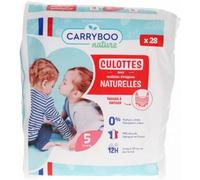 Parapharmacie en ligne > Bébé & Maman > Soins bébé > Change pour bébé Carryboo Culottes Naturelles Culottes Taille 5 (12-18 kg) x 28