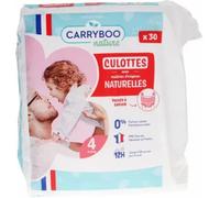 Parapharmacie en ligne > Bébé & Maman > Soins bébé > Change pour bébé Carryboo Culottes Naturelles Culottes Taille 4 (8-15 kg) x 30
