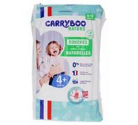 Parapharmacie > Bébé & Maman > Soins bébé > Change Pour Bébé Carryboo Nature Couches Naturelles à Motif Couches Taille 4+ (9-20 kg) x 42