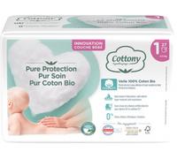 Cottony Couches Bébé 100% T1 2-5kg 27 unités