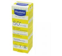 Parapharmacie en ligne > Bébé & Maman > Soins bébé > Protections solaires et après-solaires Mustela Lait Solaire Très Haute Protection SPF50+ 40 ml