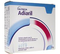 Parapharmacie en ligne > Bébé & Maman > Soins bébé > Soins hydratants et nourrissants pour le bébé Adiaril Solution de réhydratation Bébé Sachets x 10
