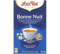 Parapharmacie en ligne > Bio & médecine naturelle > Produits de bien-être et minceur bio > Compléments alimentaires bio Yogi Tea Bonne Nuit Infusions x 17