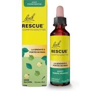 Parapharmacie en ligne > Bio & médecine naturelle > Produits de médecines naturelles > Fleurs de Bach Rescue Compte-Gouttes Goût Pomme Menthe 20 ml