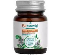 Puressentiel – Capsules d'huile essentielle Menthe poivrée Bio – 60 capsules