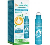 Puressentiel - Aroma Stress - Roller Stress aux 12 Huiles Essentielles - 100 pourcent pures et naturelles - Aide à libérer les tensions et apaiser l'esprit - 5 ml