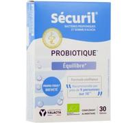 Parapharmacie en ligne > Bio & médecine naturelle > Produits de médecines naturelles > Micronutrition et probiotiques Laboratoire Yalacta Sécuril ProBiotique Bio Gélules x 30