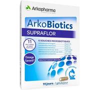 Parapharmacie en ligne > Bio & médecine naturelle > Produits de médecines naturelles > Micronutrition et probiotiques Arkobiotics Supraflor Ferments Lactiquesx 14