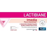 Parapharmacie en ligne > Bio & médecine naturelle > Produits de médecines naturelles > Micronutrition et probiotiques PiLeJe Lactibiane Imedia Sticksx 4