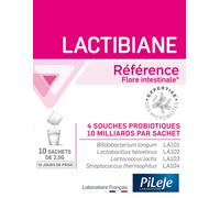 Parapharmacie en ligne > Bio & Médecine Naturelle > Produits de Médecines Naturelles > Micronutrition - Probiotiques PiLeJe Lactibiane Référence Sachets - Micronutrition - Probiotiques - Pharmacie en