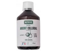 Nutrivie Argent colloïdal 20 ppm naturel ultra pur 500 ml