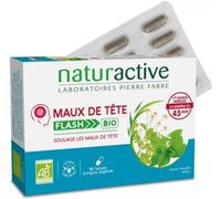 Naturactive Complément alimentaire Maux de Tête Flash Camomille et Mélisse Bio 14 gélules